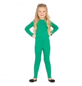 Déguisement Justeaucorps Vert Spandex Enfant