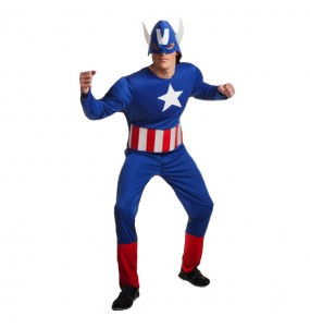 Déguisement Captain America Musclé