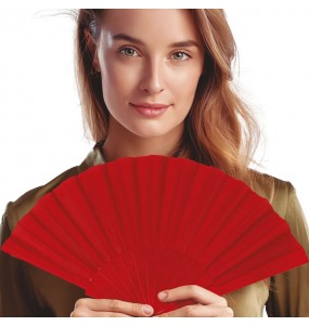 Éventail rouge pour compléter vos costumes