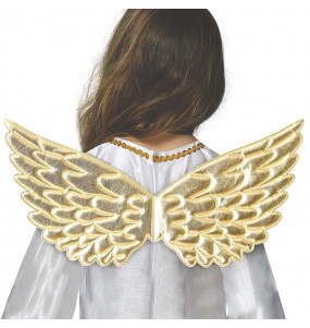 Ailes d\'ange dorées pour compléter vos costumes