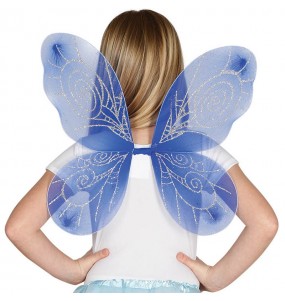 Ailes papillon bleue