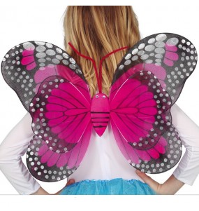 Ailes de papillon fuchsia