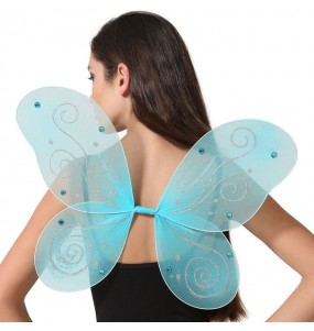 Ailes de fée bleues pour compléter vos costumes