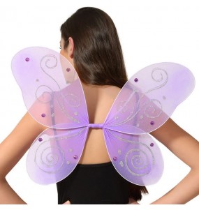 Ailes de fée magique violettes pour compléter vos costumes