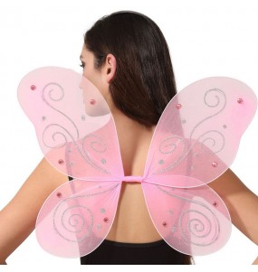Ailes de fée roses pour compléter vos costumes