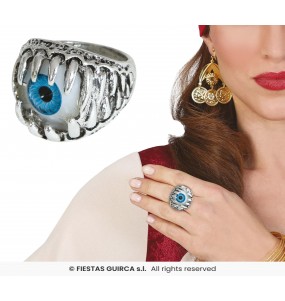 Bague avec œil pour compléter vos costumes térrifiants