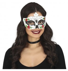 Masque Catrina avec araignée