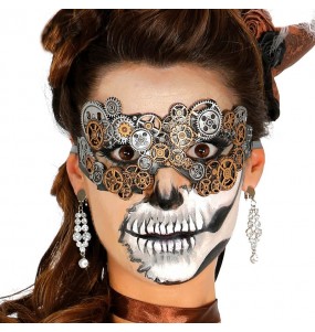 Masque Loup Steampunk Latex