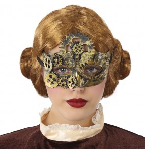 Masque Loup Steampunk Victorien