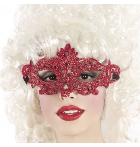 Masque de Venise rouge pour compléter vos costumes