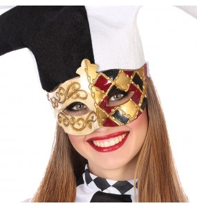 Masque de Pierrot vénitien pour compléter vos costumes