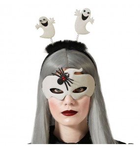 Masque et bandeau fantômes pour compléter vos costumes térrifiants
