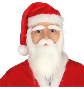 Barbe, moustache et sourcils Père Noël