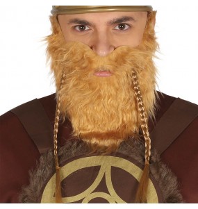 Barbe Viking avec moustache