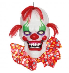 Tête parlante Clown décoration 