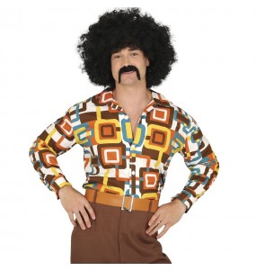 Chemise Disco Années 70 pour Homme