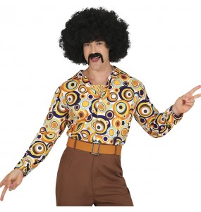 Chemise Disco Psychédélique pour Homme