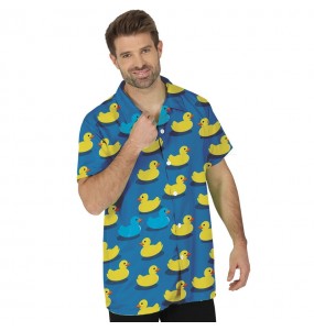 Camisa Hawaiana con patos de goma