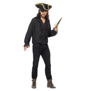 Chemise Pirate noire pour homme