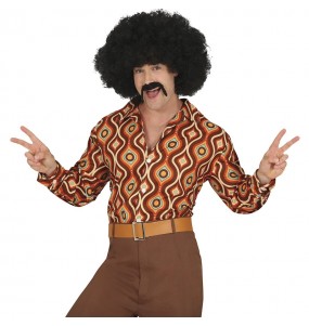 Chemise Psychédélique Années 70 pour Homme