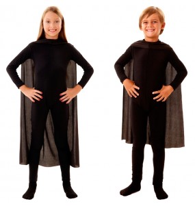 Cape super héros noire enfant