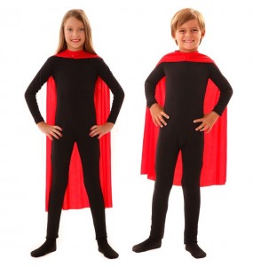 Cape super héros rouge enfant