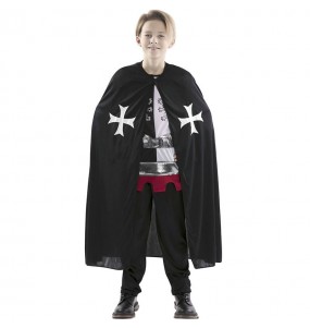 Cape médiévale noire pour enfant pour compléter vos costumes