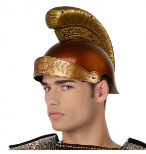 Casque romain doré pour compléter vos costumes