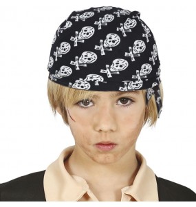 Coiffe pirate pour enfants tête de mort pour compléter vos costumes