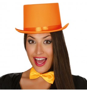 Chapeau Orange Deluxe pour compléter vos costumes
