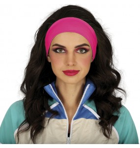 Bandeau néon fuchsia pour compléter vos costumes