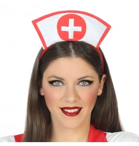 Bandeau d'infirmière adulte pour compléter vos costumes
