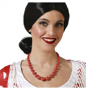 Collier de Sévillane rouge pour compléter vos costumes