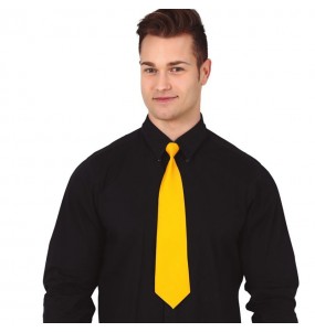 Cravate jaune pour compléter vos costumes