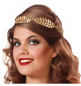Couronne de feuilles d'or pour compléter vos costumes