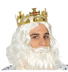 Couronne du roi en or pour compléter vos costumes