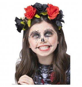 Bandeau Catrina du Jour des Morts pour enfants pour compléter vos costumes térrifiants