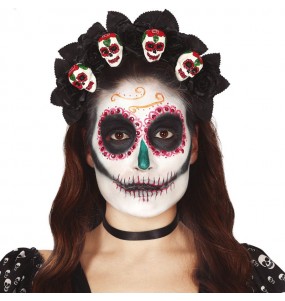 Serre-tête Catrina La Mort Mexicaine 