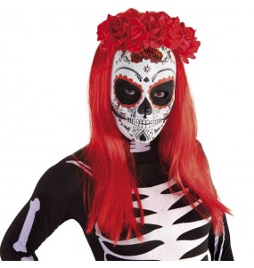 Serre-tête Catrina Fleurs Rouges