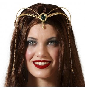 Bandeau médiéval métallique doré pour compléter vos costumes