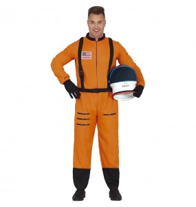 Costume pour homme Astronaute orange