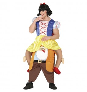 Costume pour homme Blanche-Neige sur les épaules