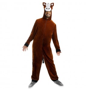 Costume adulte Cheval brun