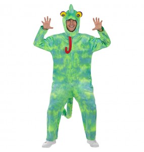 Costume adulte Caméléon exotique
