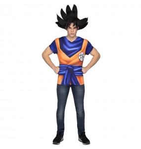 Tee shirt déguisement Son Goku Dragon Ball adulte