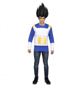 Tee shirt déguisement Vegeta Dragon Ball adulte