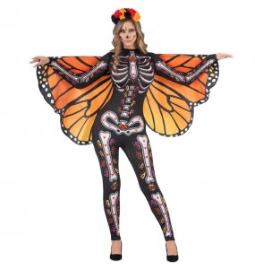 Costume Catrina papillon femme