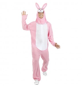 Costume adulte Lapin rose