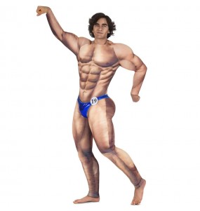 Costume pour homme Bodybuilder