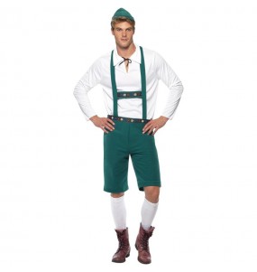 Costume Allemand Oktoberfest vert homme